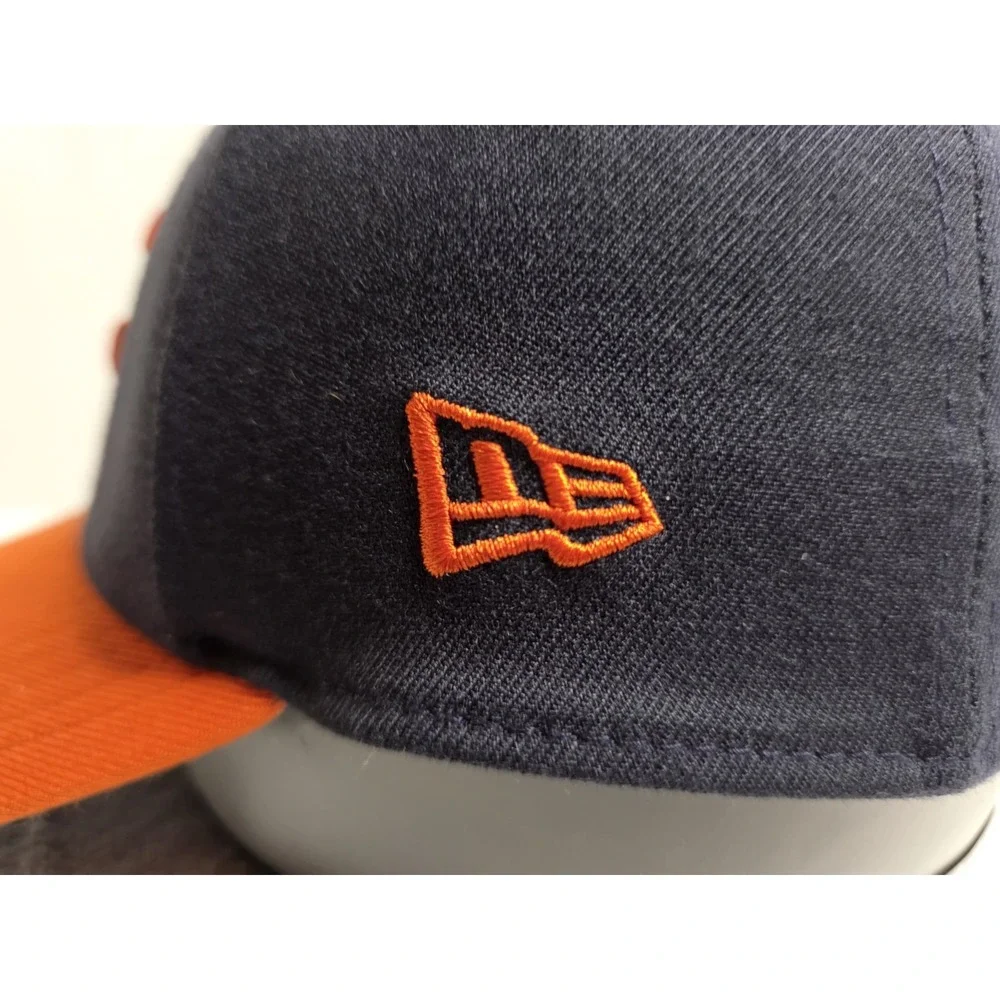 Chicago Bears NFL Hat‎ Cap New Era 39Thirty Navy Stretch Fit S/M Embroidered